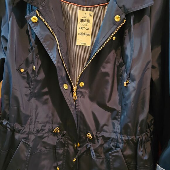 Charter Club Rain Jacket Navy, PXL - Picture 4 of 4